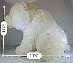 Destination Nation Polar 🐻‍❄️ Plush Natural Off-White Realistic Stuffed Animal