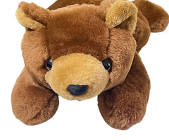 Wishpets Luke Brown Bear Plush 1997 Stuffed Animal 14″ Inch 43007 Clean Vintage