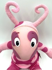 RARE 2007 Viacom The Backyardigans Uniqua Plush Doll – Plastic Face