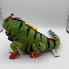 Vintage Lizard of Oz Lizzy Plush 2002 Colorful Art Toy 14-24” Y2K
