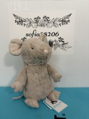 Jellycat NIPPIT MOUSE NWT Rare Retired Plush Doll Tiny Vintage Rat Cute 🐭 🐭