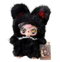 Baby Three – 800% Ai Plush (Comes w/card & Manual) Gold Eye Blk Cat w/Pacifier
