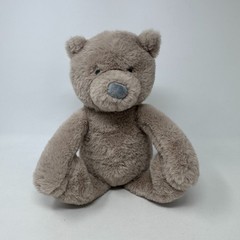 Cloud Island Bear Plush Stuffed Animal Brown Gray Nose Hook Loop Teddy Toy 10″