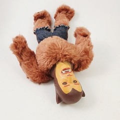 VTG 1998 Play By Play Wolfman Plush Vinyl Toy Werewolf Monster Halloween Figure