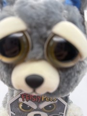 Feisty Pets Gray Wolf Werewolf Plush Stuffed Animal W Tags Working 8”