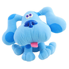 Vintage 1997 Tyco Viacom Blues Clues Pose A Blue Puppy Dog 8″ Plush Figure Toy
