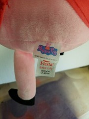 Peppa Pig Plush Stuffed Animal Doll Toy 14” Fiesta 2003 Pink ABD Ltd C16515