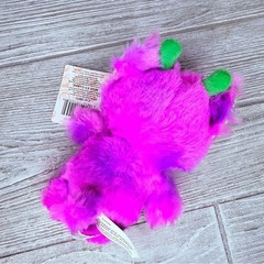Rare nwt fiesta glitter holographic 3 eye alien plush doll 6 inch monster toy