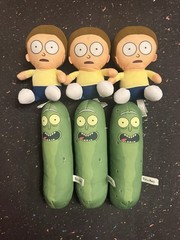 Rick and Morty – (3) Morty & (3) Pickle Rick Lot NWOT