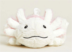 Warmies Axolotl Microwavable Plush Sensory Stuffed Animal WHITE & PINK New!