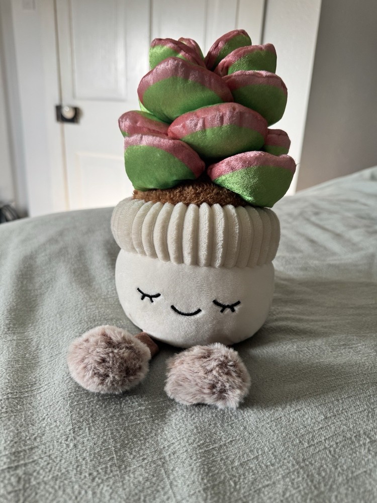 Greenhouse by Russ Succulent Potted Plant Plush Collectible 2022 Excellent Shelf