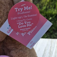 Mother’s Day Plush Bear Musical Light Up Fan Spinner NEW