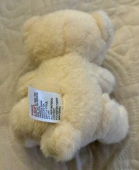 Football & Teddy Bear Plush Rattle Stuffed Animal Baby Toy Gund Starting Out 5”
