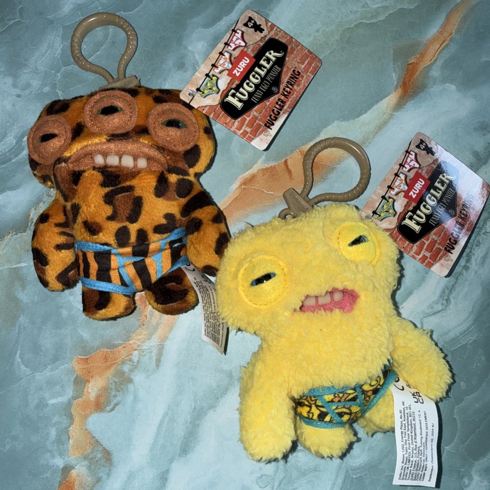 2 Zuru Fuggler Keyrings