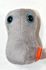 Giant Microbes CLAP GONORRHEA STI STD VD Gray Stuffed Plush Mini 2-7/8″