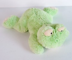 Mary Meyer Frog Plush Stuffed Animal Cuddly Soft Floppy Pastel Light Green 13″