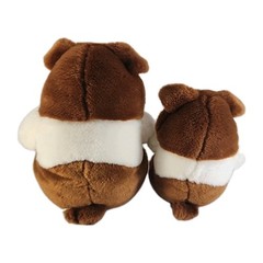 Fremont Pigs 2 Dakin Lou Rankin Friends Plush Brown White Pig Stuffed Animal Toy