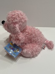 WEBKINZ PINK POODLE DOG GANZ WITH TAG AND UNUSED CODE FIRST EDITION RETIRED TOY