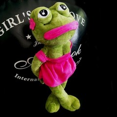 45cm Sad Frog Plush Toy Soft Stuffed Pillow Cute Pepe Frog Plush Gift Doll