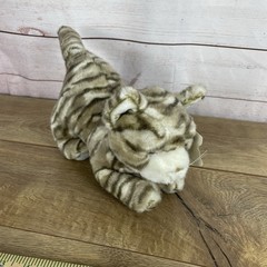 2005 Russ Target Cuddle Zone Grey Tabby Cat Plush Kitty With Tag 12” Striped