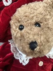 Vintage Y2K Retro Holiday Golden Bear Co Plush 25 Inch JC Penney 2001 NWT