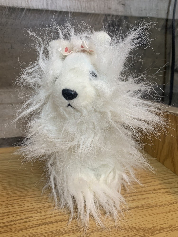 HM070 Yorkie White GANZ Webkinz Plush Stuffed Animal ~ no code