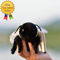 Soft Insect Plush Toy Stuffed Bee Animal Doll,Cute Honeybee Plush Doll 17Cm (Bee