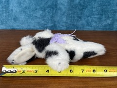 North American Bear Co HARVEY Bunny Rabbit 8″ 1991 Muffy Black White Spots -Rare