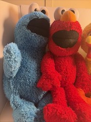 SESAME STREET Plush Elmo, Big Bird, Cookie Monster, Oscar Kohls Cares Lot