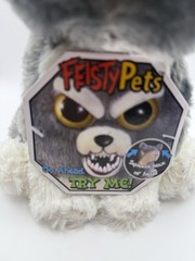 Feisty Pets Gray Wolf Werewolf Plush Stuffed Animal W Tags Working 8”