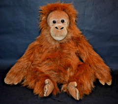 Aurora Orangutan Plush 15″ Stuffed Animal Toy NWT Beans Shelf Sitter