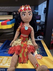Disney Moana Plush Doll Medium 14-24 in Age 3-5 Years 2016 CA25083