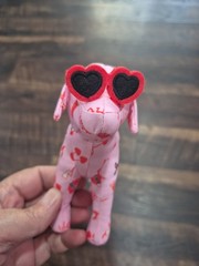 Victoria’s Secret Pink Mini Valentine’s Dog Plush Collectible PINK Mascot