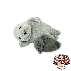 NEW Naito Design Laboratory 038943 Walk in The Sea Plush M Gray Seal Day