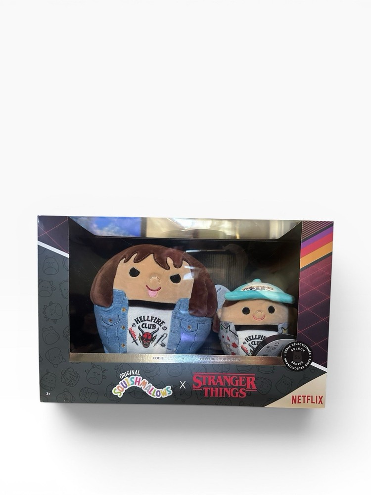 Stranger Things Squishmallows with a 8in Eddie + 5in Dustin 2-pack – IN HAND