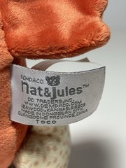 Demdaco Nat & Jules Toco Toucan Bird Plush Parrot Soft Orange Colorful 2013 EUC