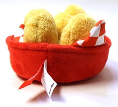 Emotional Support Chicken Nuggets Plush 8 Inch