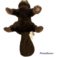 Ganz Webkinz Brown Beaver Plush Stuffed Animal HM181 No Code Retired