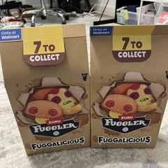 2 XFuggler Fuggalicious 9″ MYSTERY BLIND BOX BAG Food Funny Ugly Monsters SEALED