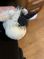 CUTE WEBKINZ GANZ BLACK AND WHITE COW HM003 PLUSH TOY WITH FREE SHIPPING