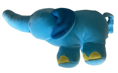 RARE 2001 Tupperware TIWI Elephant Plush Promo Stuffed Animal Blue Vintage