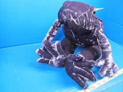 Commonwealth Frog Purple Plush Velvet Velour Stuffed Animal VTG 19” Toad w/Tag