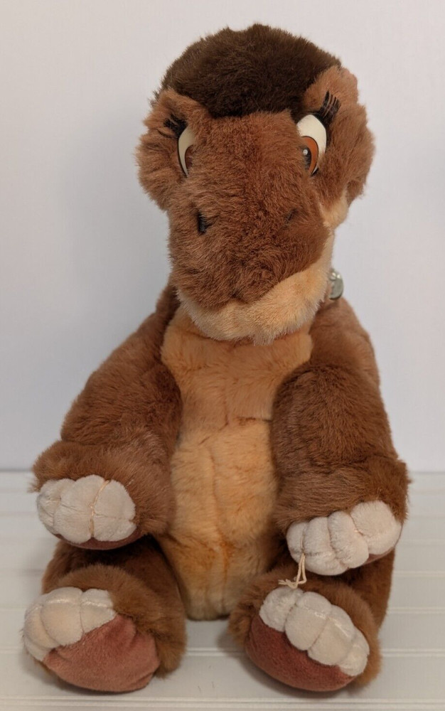 Plush Gund Land Before Time “LITTLEFOOT” 16″ Tall Longneck Apatosaurus Dinosaur