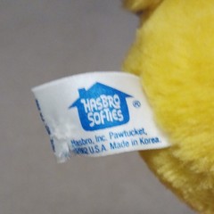 Hasbro Softies Sesame Street Big Bird 1986 Small Plush Stuffed Animal Washable