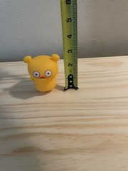 Ugly Doll JEERO rare yellow vinyl 3″ early 2000s super collectable