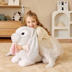 EARTHSOUND Giant Easter Rabbit Stuffed Animal Plush Toy,23 inches Large Reali…