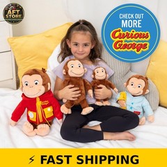 Kids Preferred Curious George Plush Monkey – 8 Inches