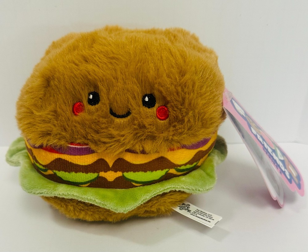 Toy Factory Collectible Foodie Friends Series 2 Sammy Hamburger 6″ Stuffed Plush