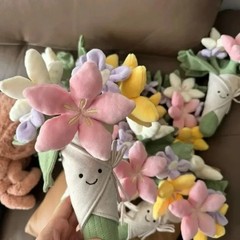 Bouquet Flowers Toy Girls Birthday Wedding Gifts Doll Toy top!!