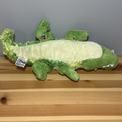 Ganz Webkinz Crocodile 12” Green Beanbag Plush HM215 No Code
